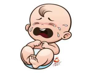 گریه نوزاد 300x239 - نکات مهم مراقبت از نوزاد و مادر ، بعد از زایمان که حتما باید بدانید.